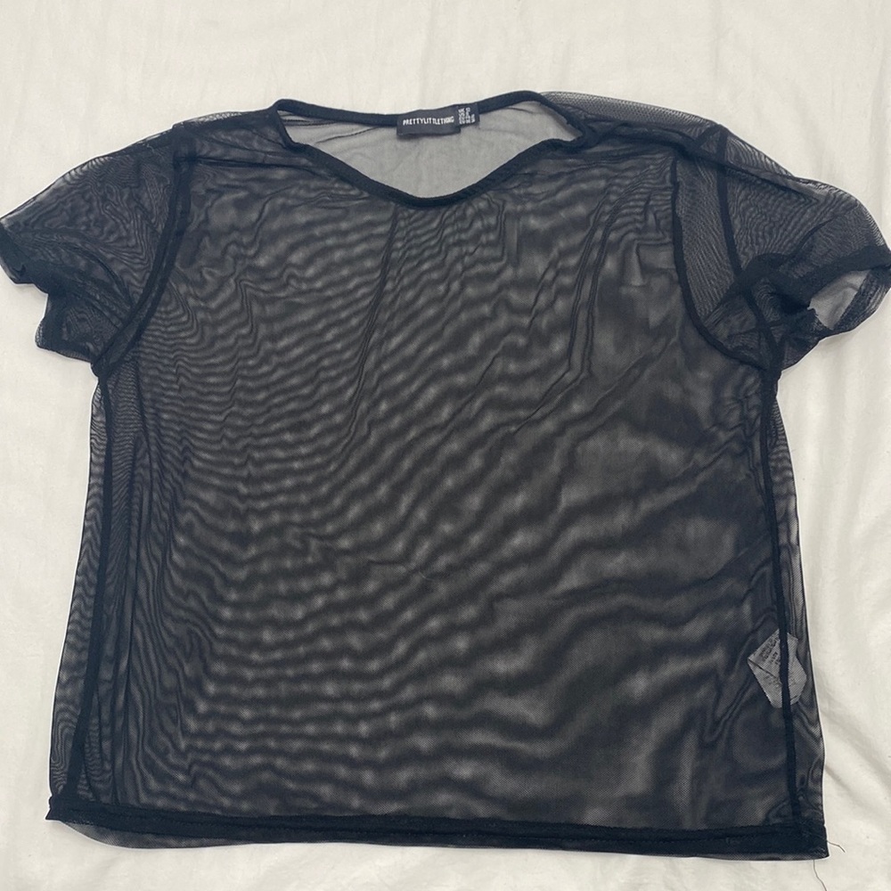 Prettylittlething Sheer Shirt